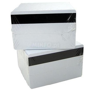 Carto PVC Branco 0.76mm com Banda Mgntica HiCo - pack de 500 unid