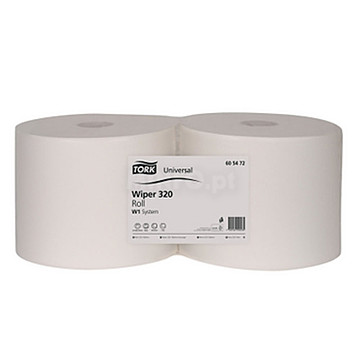 Rolo Toalhas Maos TORK Fl Dupla Branco 24cm (400mts) - Pack 2 Rolos