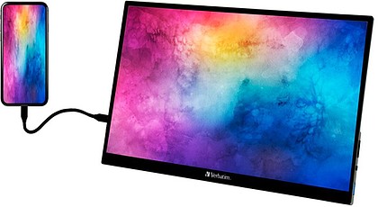49592 : MONITOR VERBATIM PORTATIL TOUCHSCREEN 15.6’ PMT-15 IPS...
