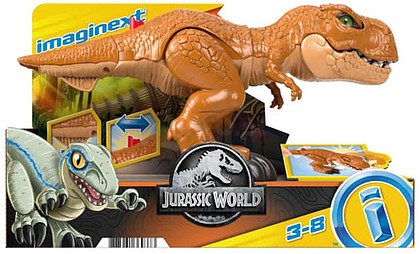HFC04 : Figura mattel jurassic world imaginext t - rex