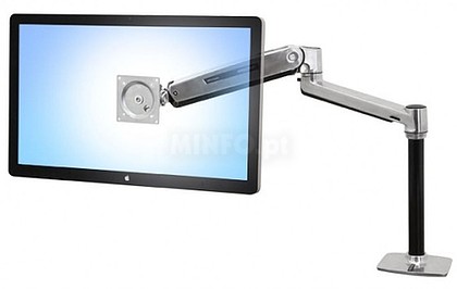 Ergotron LX HD Sit-Stand Desk Mount LCD Arm - Kit de montagem ( plo...