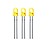 LED3AP : LED 3mm amarelo p...