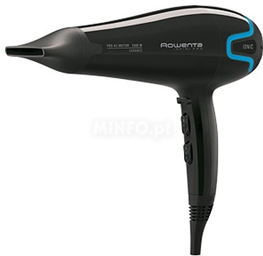 SECADOR CABELO ROWENTA - CV 8730 E0 : POTNCIA 2200W - 2 VELOCIDADES...