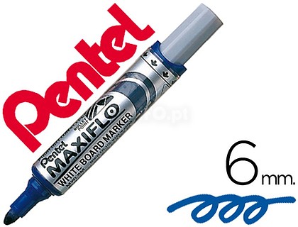 MWL5M-C : 12 x Marcador pentel mwl5m quadro br maxiflo azul Marcador...