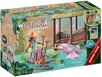 71143 : Playmobil wiltopia - tour de remo con los delfines de ro