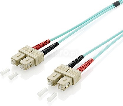 255321 : CABLE FIBRA OPTICA OM3 DUPLEX LIBRE HALOGENOS SC/SC 50/125u...