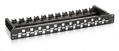 769225 : PATCH PANEL EQUIP VACIO CAT.6A 24 PUERTOS KEYSTONE 1U 76922...