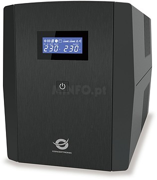 110526803 : UPS Conceptronic 1200VA 720W IEC + schuko socket - ZEUS0...