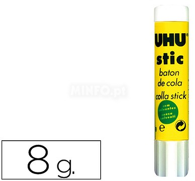 27 : 24 x Cola em stick uhu de 8 gr Cola em stick uhu de 8 gr