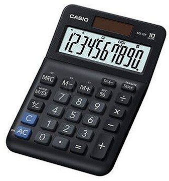 Calculadora de Secretria Casio MS10F 10 Dgitos Calculadora de Secr...