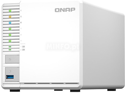 TS-364-8G : QNAP TS-364 - Servidor NAS - 3 baias - SATA 6Gb/ s - RAI...