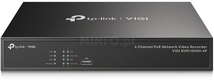 VIGI NVR1004H-4P : NVR VIGI TP-LINK VIGI NVR1004H-4P 04ch PoE BAY 1H...