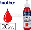 PR-INK-R : RECARGA DE TINTA BROTHER PR-INK-R COR VERMELHO PARA CARIMBOS AUTOMATICOS - 20 CC Preco Uni. venda multiplos 1