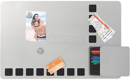 1903812 : SUPER COMBINADO QUADRO MAG+ ESPUMA+KIT ESCRITA PRATA REXEL...