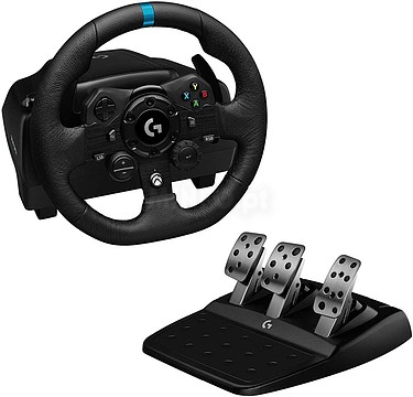 941-000158: Logitech G923 Trueforce Juego de Volante y Pedales de Ca...