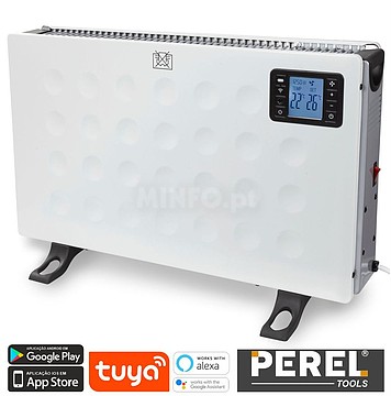 SMART1310 : Aquecedor Convector 2000W Smart WiFi PEREL
