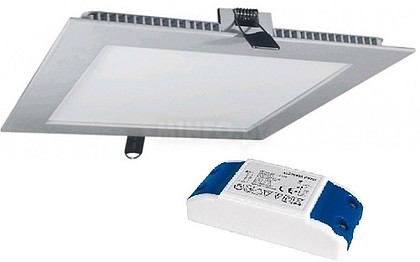 Led Painel Quadrado Niquel 5W 4000K 400Lm