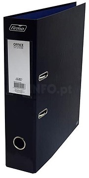 8046 PASTAS ARQ. 320 L/ 80 AZUL LISAS L80- ALAVANCA