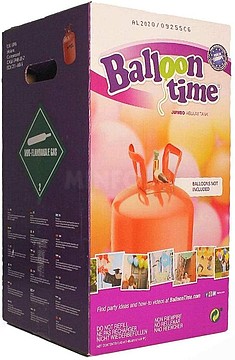 kit Helio 0, 42m3 balloon time para 50 bales : Jumbo Helium KIT (se...