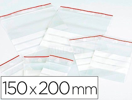 KF11356 : Bolsa plastico auto selada q-connect 150x200 mm pack de 10...