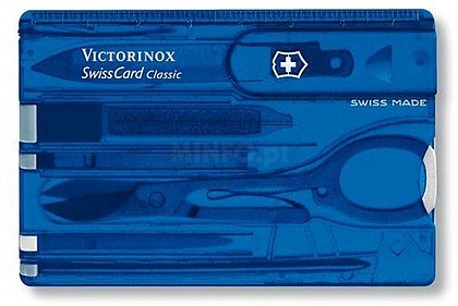 0.7122.T2 : Victorinox Cyber SwissCard Translucent Blue
