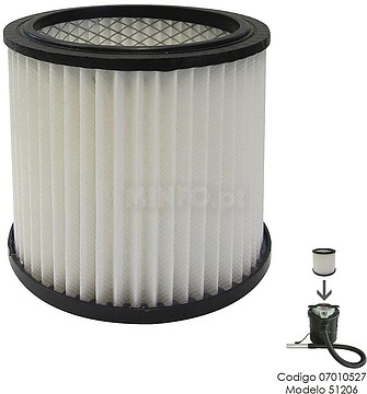 Filtro Para Aspirador De Cinzas 07010527 (Modelo 51206)