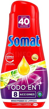 G-95210 : 95210 Maquina Lavar Loua SOMAT GEL TODO EN 1 40 LAVADOS L...