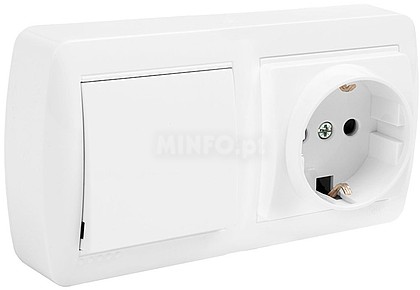 G-SLR-MUR63U : INTERRUPTOR E TOMADA DE PAREDE 10A 250V SOLERA