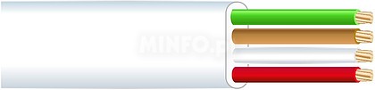 11710 CABO TELEFONICO PLANO 4 VIAS Branco EDM EURO/ MTS (venda multi...