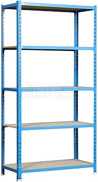 Estante metlica sem parafusos com aglomerado MadeiraClick Plus 5/ 5...