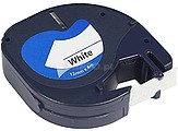 DYR-91201: DYMO LETRATAG 91201 NEGRO/ BLANCO CINTA ROTULADORA GENERICA S0721610