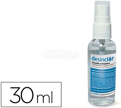 2222 : SOLUCION ANTISEPTICA CLORHEXIDINA DESINCLOR BOTE PULVERIZADOR...