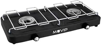 MV0489 : Muvip Cocina de Gas 2 Fuegos con Parrilla Desmontable - Bas...
