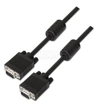 CABO SVGA Aisens A113-0073/ VGA Macho - VGA Macho/ 6m/ Preto