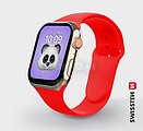 SS54965 : Swissten - Silicone Band for Apple Watch 42-44mm (red)