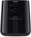 HD9200/ 90 : FREIDORA PHILIPS ESSENTIAL AIRFRYER NEGRO 4.1L/ 200C/ ...