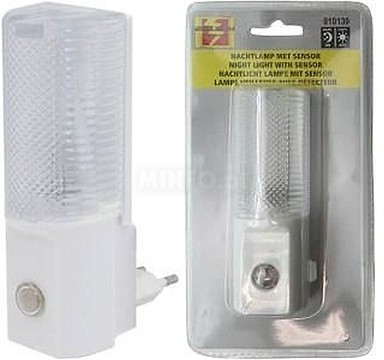 11358 : Luz Presena 3x LEDs c/ Sensor Night Light 220V