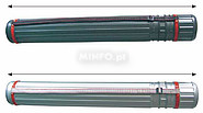 Tubo extensvel e portatil para impresses - Graphic Case : 85mm 630-1070mm ’ CINZENTO’ pag90 cat2010