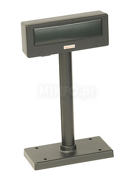 Dispos Display Cliente VFD : Vidro : 2 linhas de 20, 10mm, ESCPos, i...