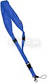 Lanyard Bob Nylon 190T Impermevel. Fecho Segurana AZUL S/ T