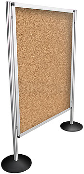 .Expositor Modelar Aluminio - Dupla Face Cortia 120x150