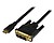 CABLE 1M MINI HDMI A DVI-D