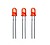 LED3VMP : LED 3mm vermelho...