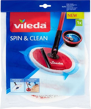 Recambio fregona giratoria spin & clean vileda 4023103214316 77579