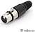 G-CA100B : Ficha XLR fêm 3...