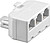 Ficha Telefone Tripla RJ11