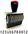 Numerador Colop 9mm - 12 b...